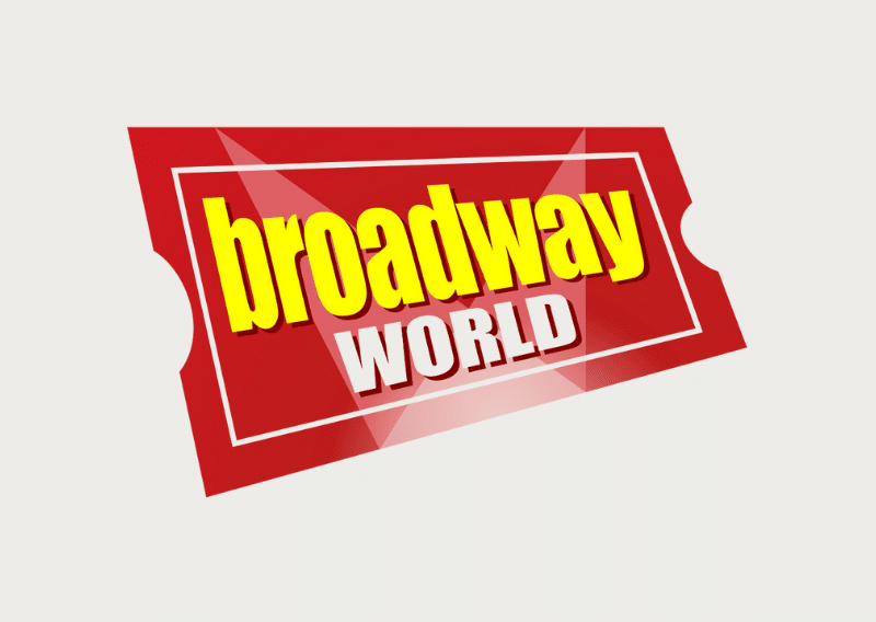 A Red Ticket With the Words 'Broadway World' on It